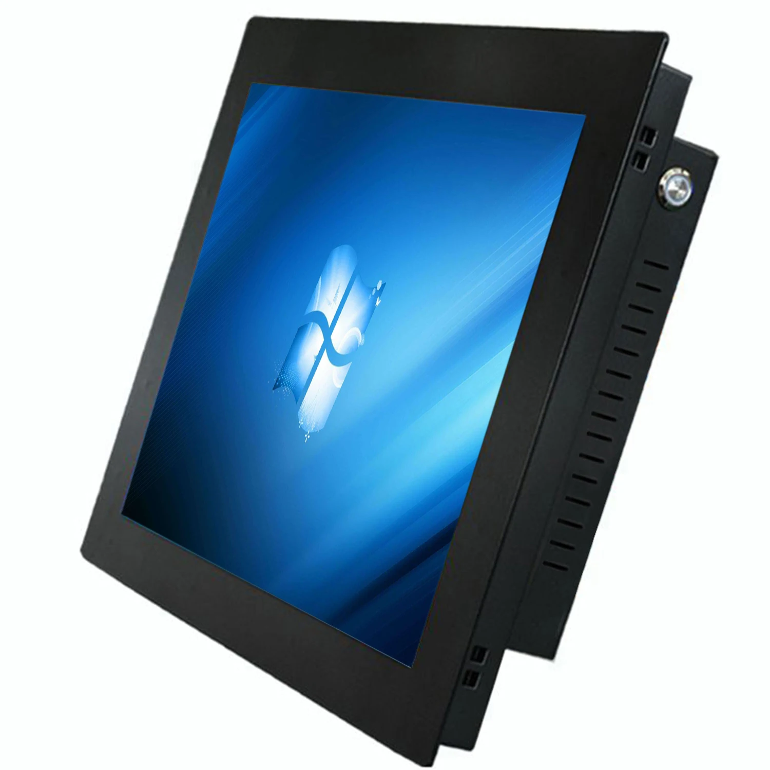 15.6 inch industrial mini touch panel pc all-in-one computer with resistive touch screen built-in wifi for win10/11 pro 1366x768