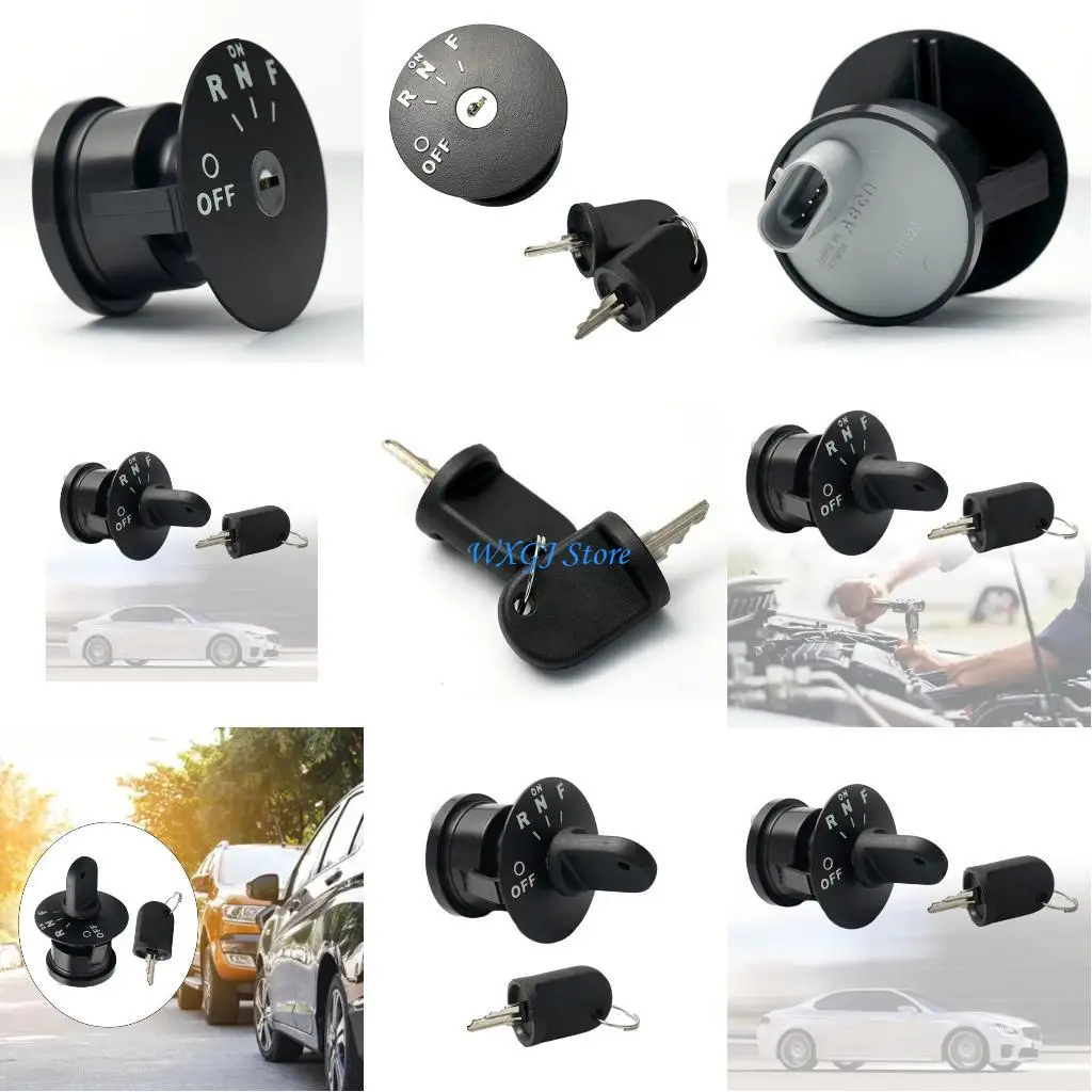 37JE Ignition Switch For EZGO RXV Electric Cart 2008-Up 48V Replaces Part Number 605637 611283 609682