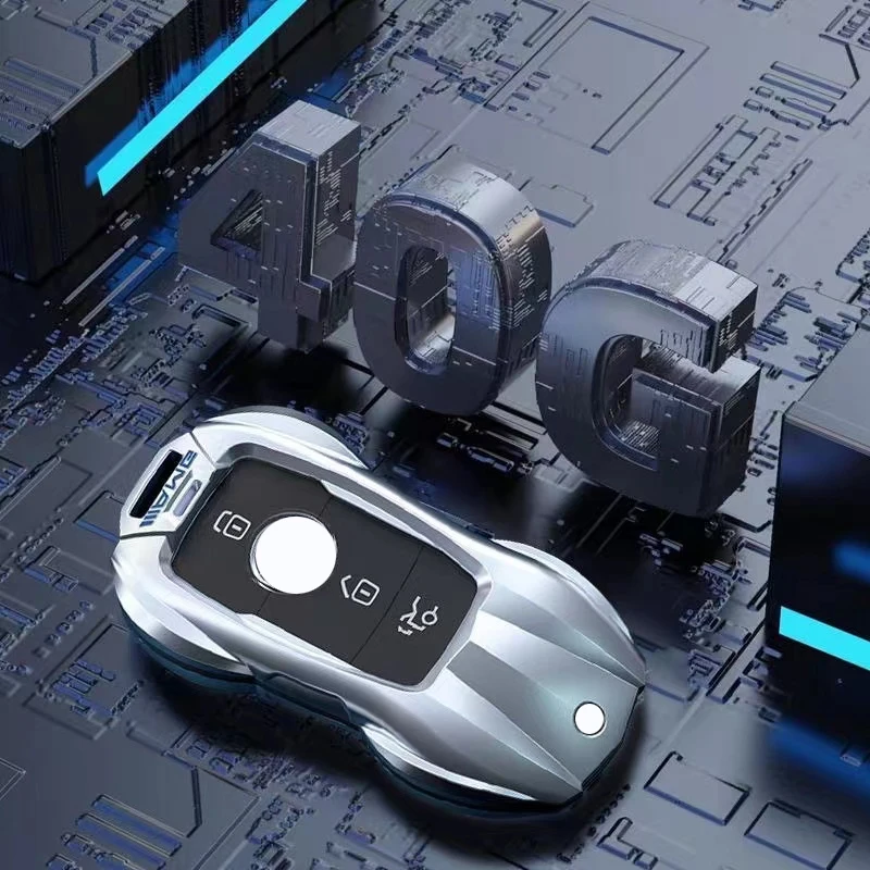 لمرسيدس بنز A B C E S CLA EQE CLS EQS EQA GLA GLB CLC GLE CLB AMG GLS CLS حافظة مفاتيح من سبائك الزنك تصميم خارجي للسيارة الرياضية