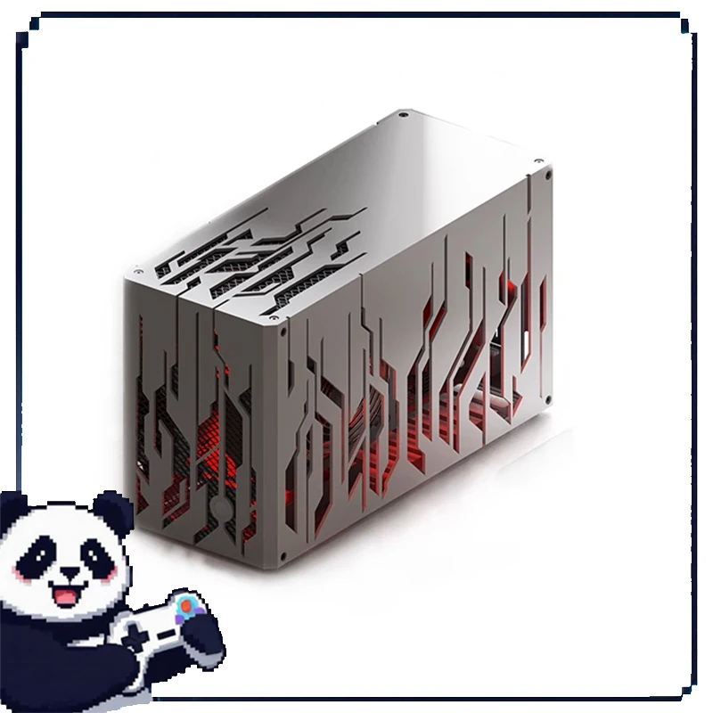 

Mini Itx Computer Case Made Of Steel And Aluminum Material Diy Star Vein Design Sfx/Sfxl Power Supply Gaming Desktop Console Box