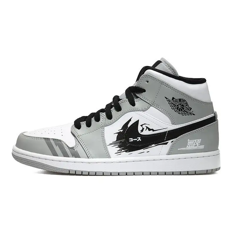 

【Customize】Jordan Air Jordan 1 Vintage Basketball Shoes Men Sneakers shoes 554724-092