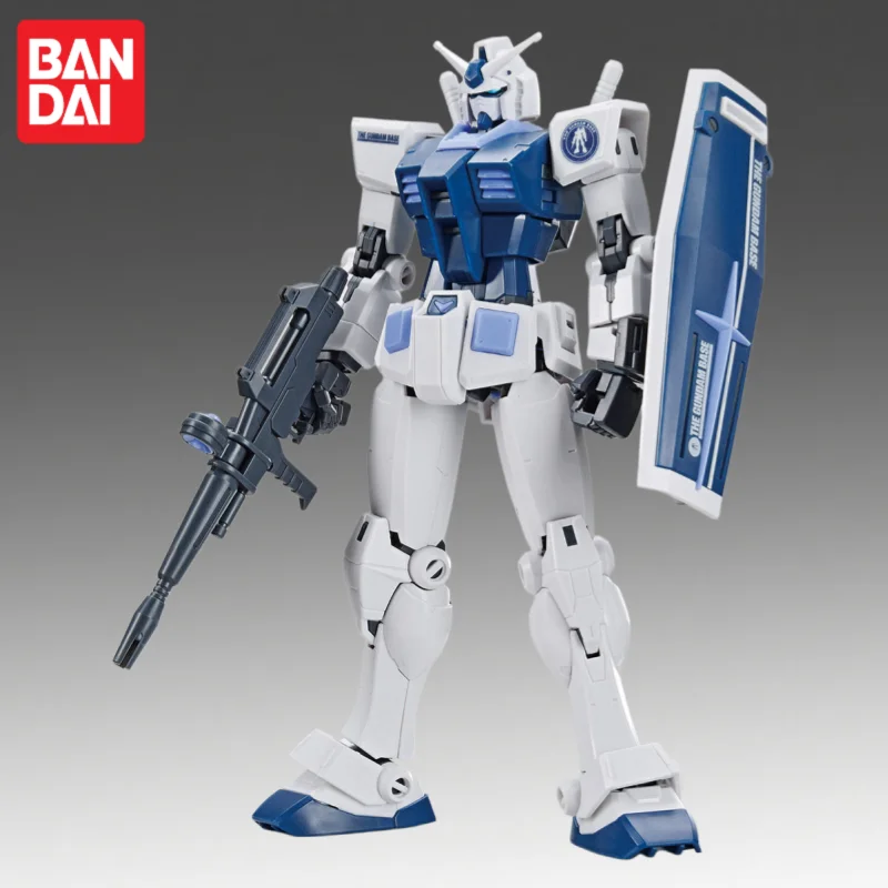 

In Stock Bandai Original Gundam Model Hg 1/144 Gundam (The Gundam Base Color Ver.) Action Figure Model Doll Brand New Boxed