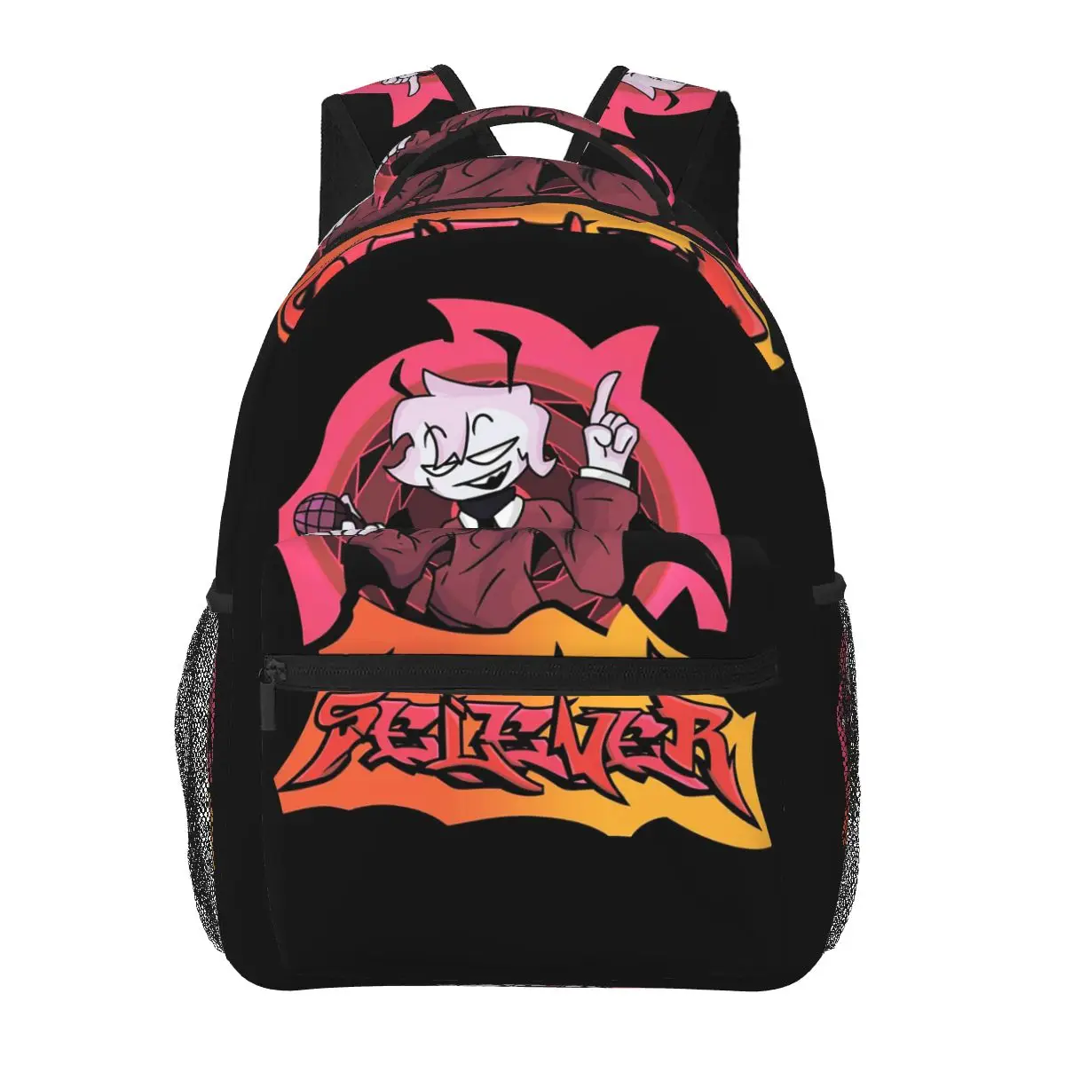 Fnf Zardy Friday Night Funkin Rucksack Heißer Verkauf Tagesrucksack Große Kapazität Jungen Mädchen Büchertasche Schultasche Umhängetaschen für Männer Frauen