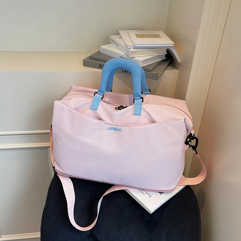 

Fitness Sports Bag Women Casual Travel Duffel Large Capacity Portable Luggage Storage Handbag Female Swimming Yoga Crossbody Bag