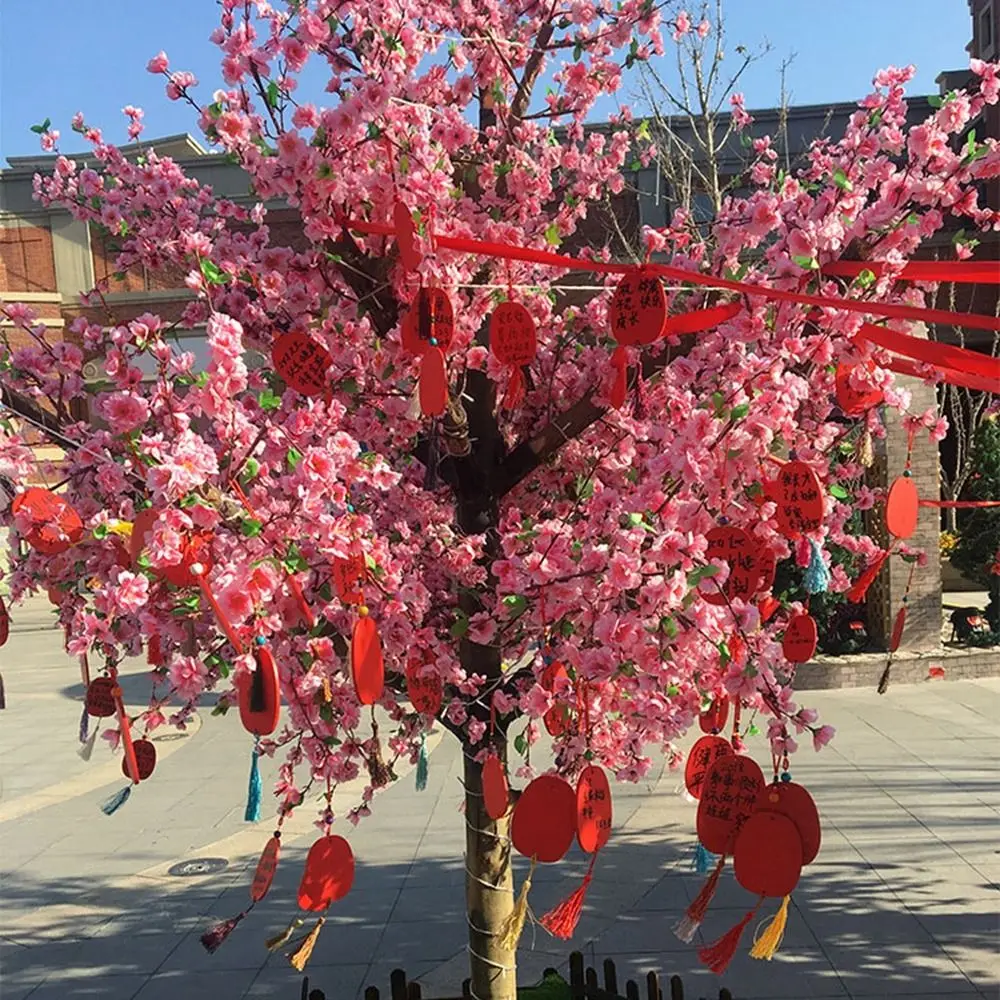 

New Short/Long Red Plum Blossom Branch Multistyles Artificial Flowers Silk Fake Flower Home Decoration