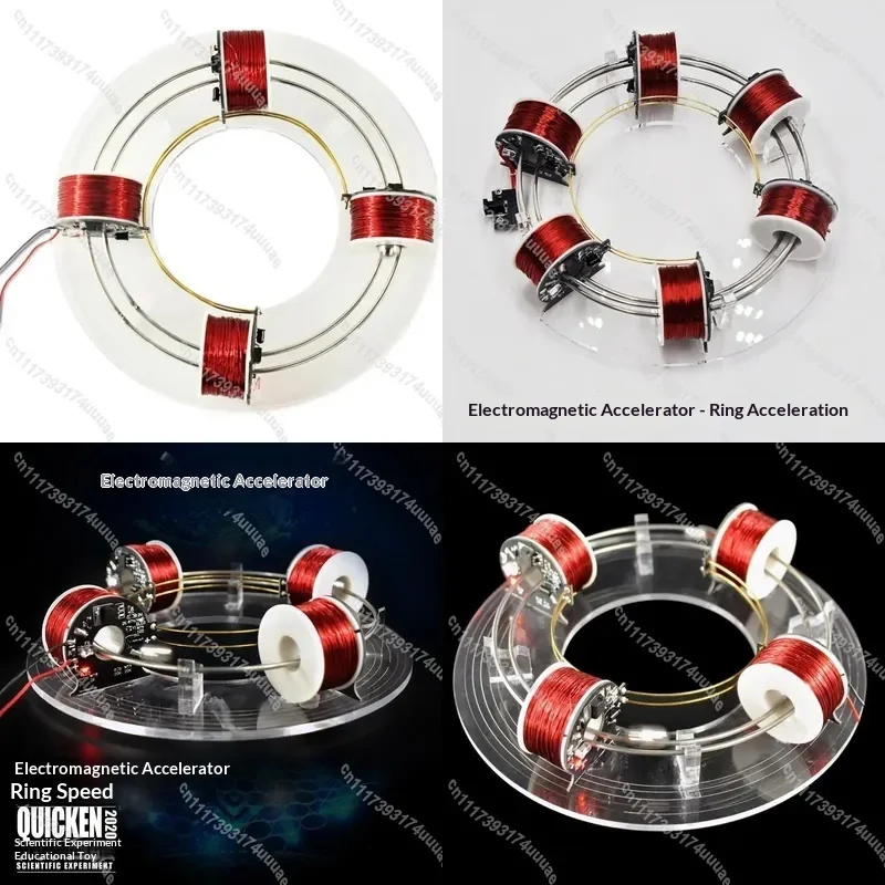Electromagnetic Annular Cyclotron Model Physics Teaching Aid DIY High-tech Science Experiment Novelty Educational Toy for