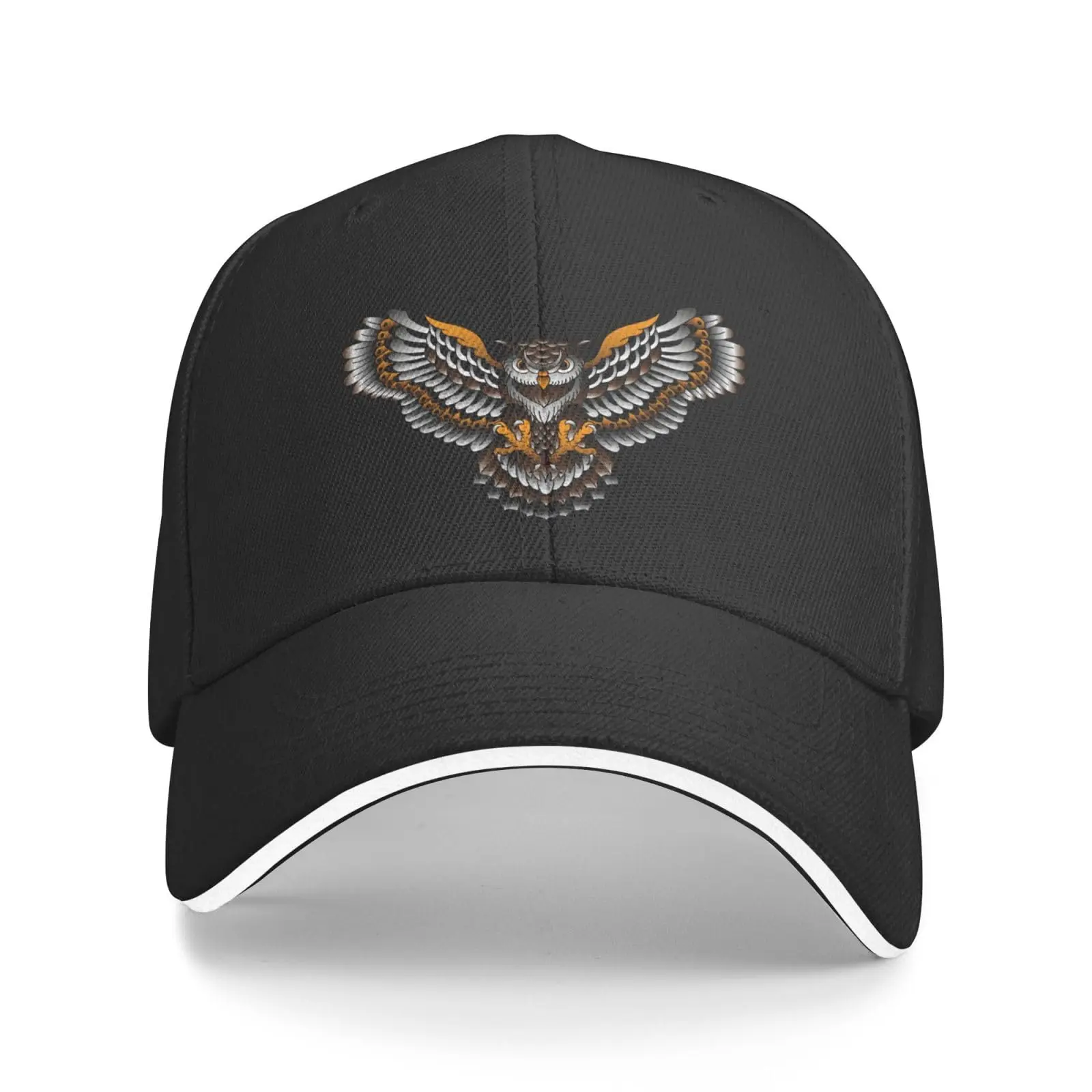 Flying Owls Baseball Cap Women Men Hat Adjustable Golf Caps Dad Sun Hats