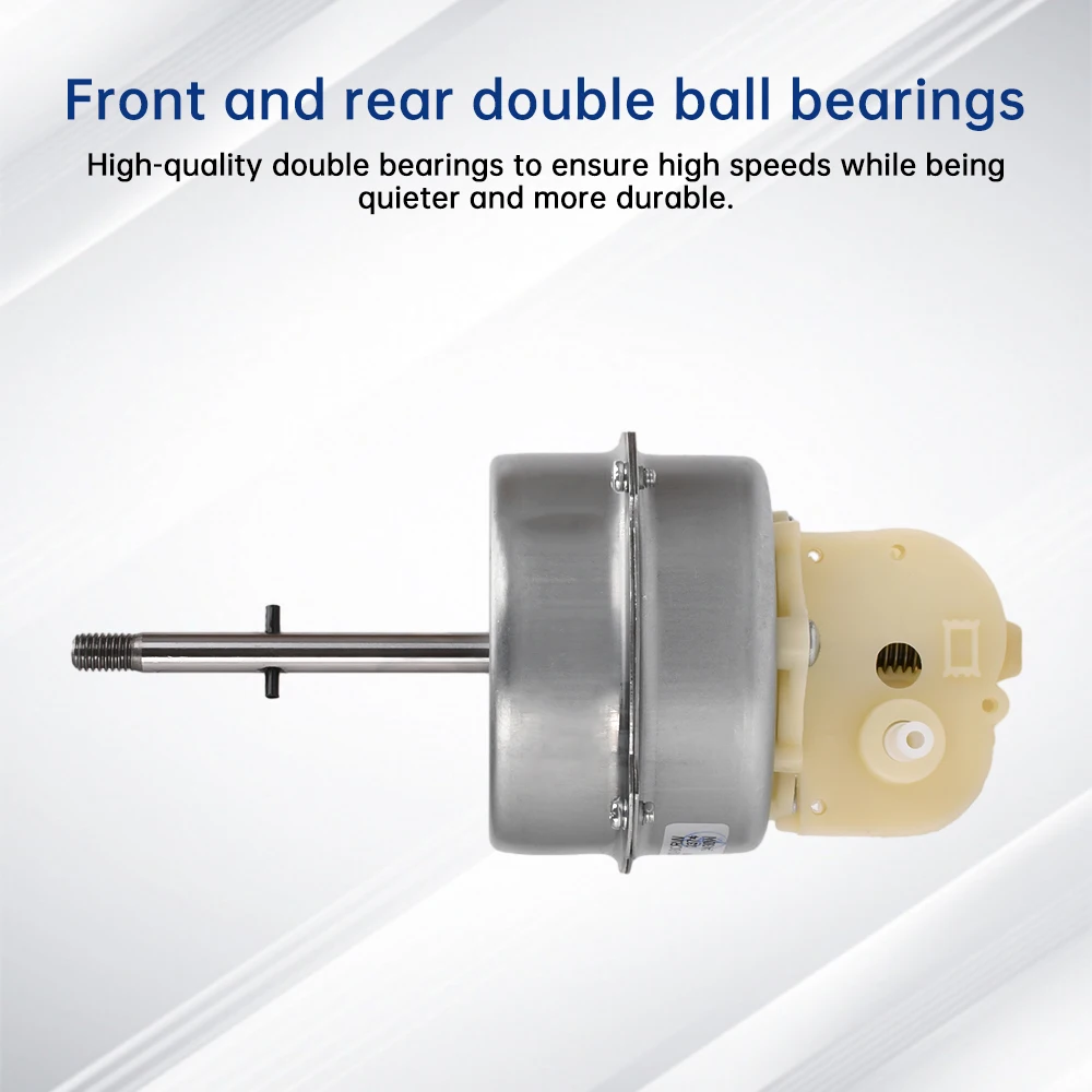 Бесщеточный двигатель 9-28 В постоянного тока, 28 Вт, 1450 об/мин, Вибрирующая головка, двигатель вентилятора с низким уровнем шума, двойные подшипники, настольный вентилятор, настенный двигатель вентилятора