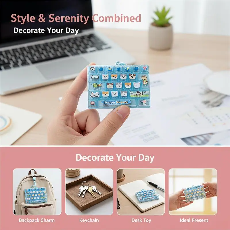 chaveiro-de-teclado-mini-fidget-com-26-teclas-estampa-divertida-de-gato-e-cachorro-brinquedo-sensorial-antiestresse-para-adolescentes-e-uso-escolar