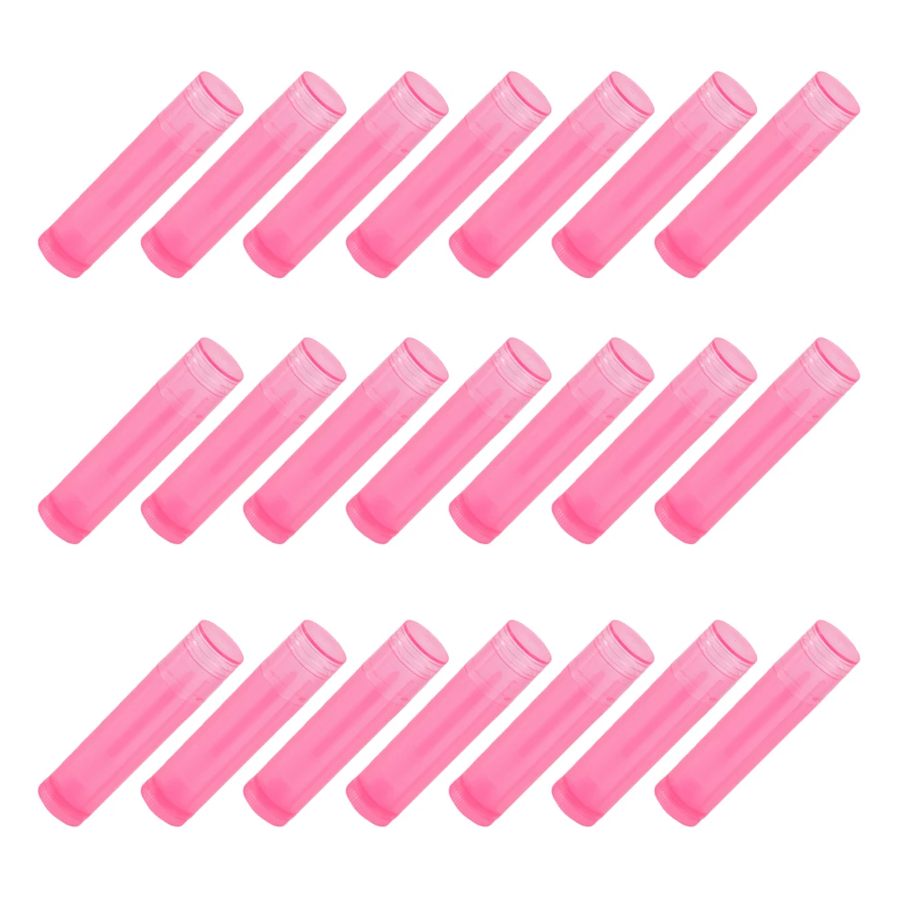 

24pcs Lipstick Tube Empty Containers for DIY Portable Reusable Waterproof PE Material Lip Gloss Holder