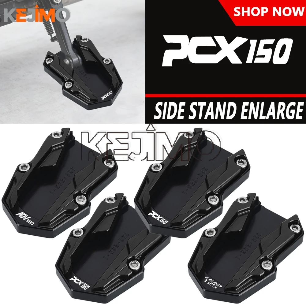 

FOR HONDA PCX150 2019-2021 PCX160 LEAD125 LINK125 NWF125 UHR150 ADV350 2022-2025 Motorcycle Side Stand Pad Plate Kickstand 2026
