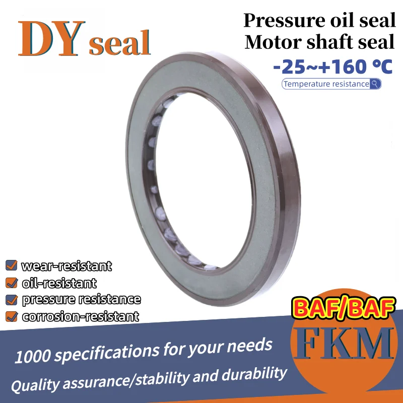 

Oil Seals FKM /BABSL 52*72*7/8mm A8VO107 Nitrile Rubber Shaft Double Lip Sealing Gaskets Skeleton Oil Seal Rings