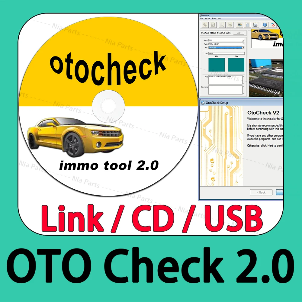 Устройство для диагностики автомобиля OTO Check 2,0, сканирующее программное обеспечение для ремонта и обслуживания автомобилей, диагностическое программное обеспечение vci otocheck 2,0