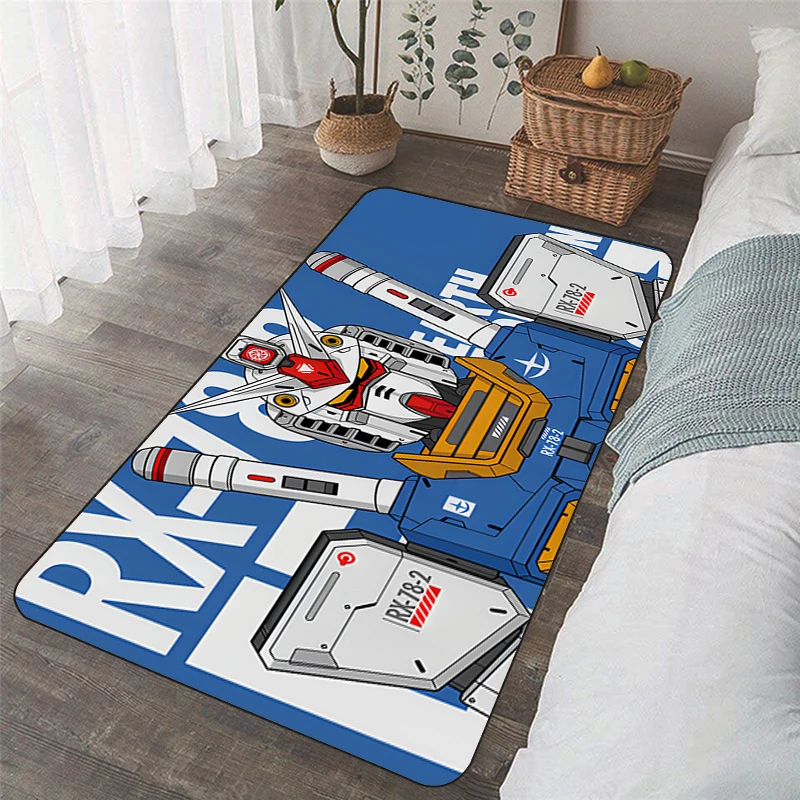 Gundam Bath Mat Bedroom Carpet for Kitchen Doormat Entrance Door Balcony Room Mats 40x60 Absorbent Bathroom Rug Foot House Rugs