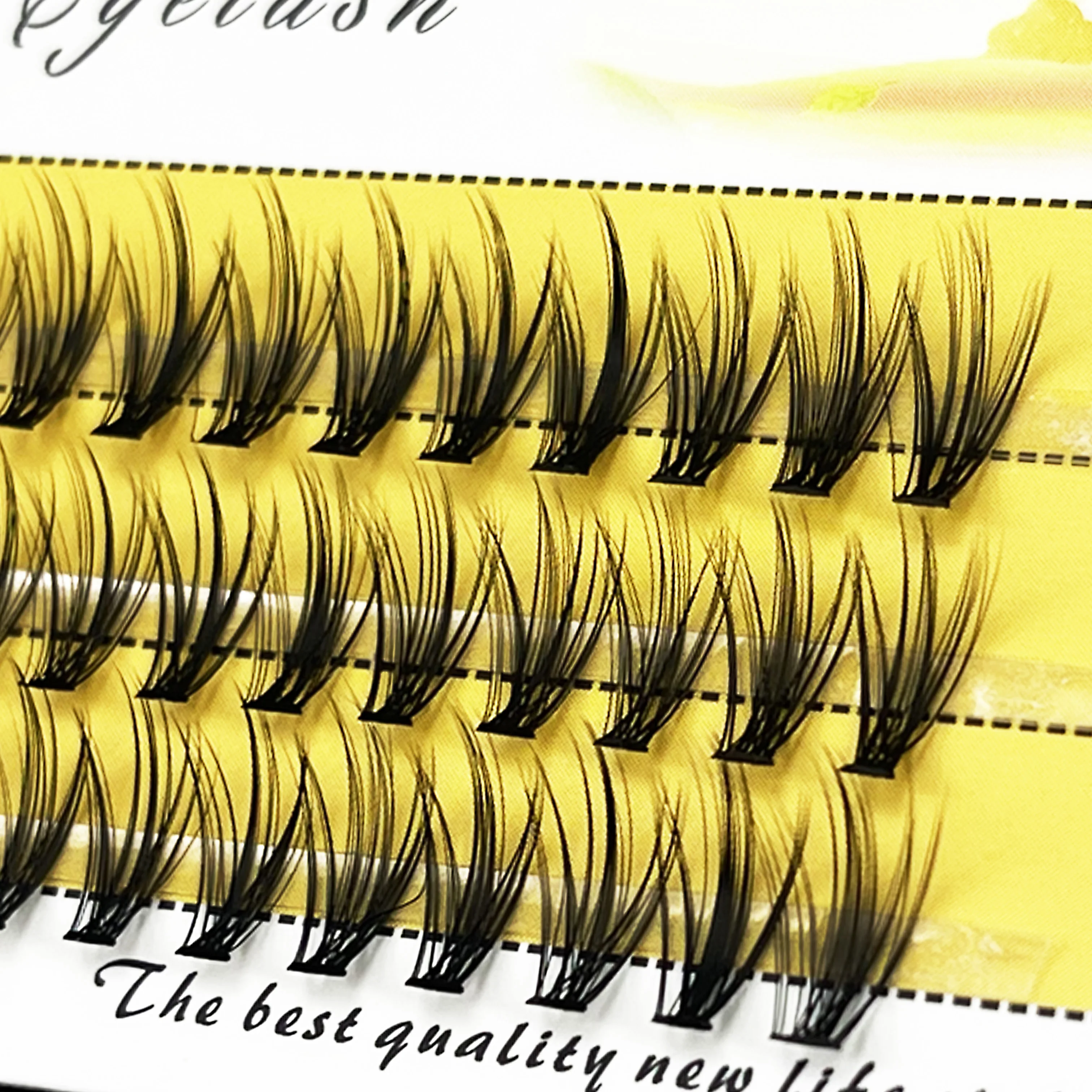 20/30D Mink False Eyelashes 1 box/60 bunches Natural Eyelash Extension 3D Russian individual Eyelash cluster Makeup Lashes Tool