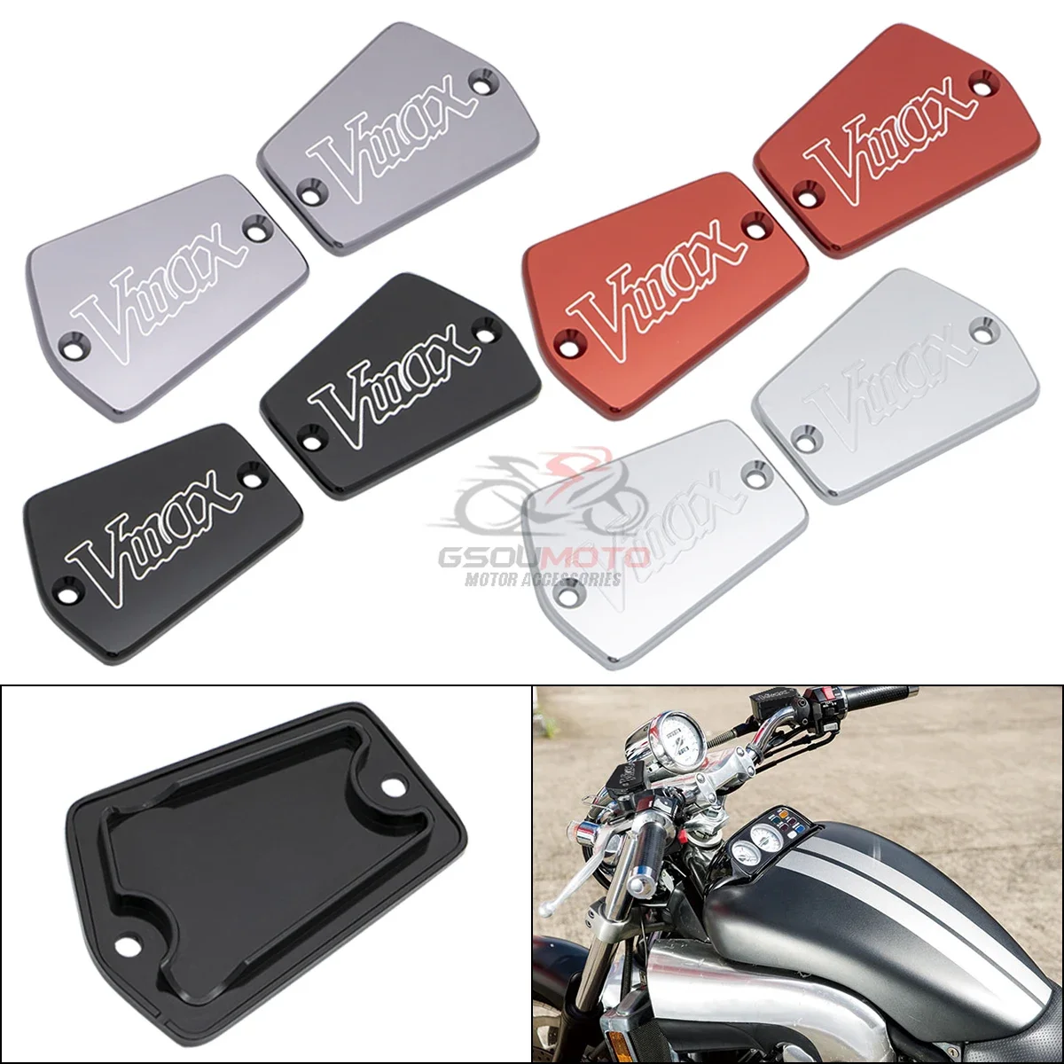 Yamaha V-Max 1200 1985-2007 Brake Master Cylinder Cover