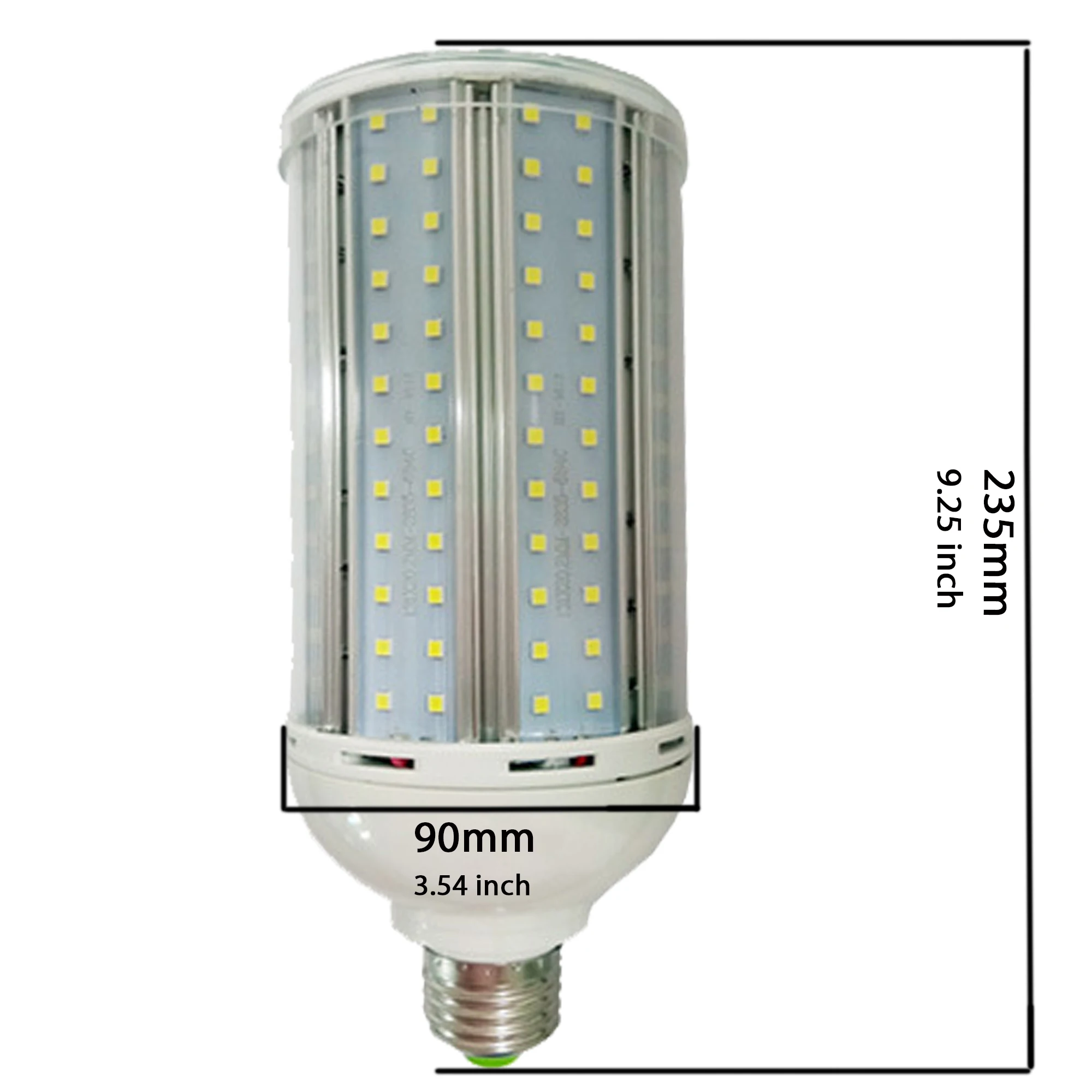 High CRI Ra 95 LED Corn Bulb Photography Video Studio Lighting Light 40W 4000lm-4500lm Daylight White for Garage Workshop