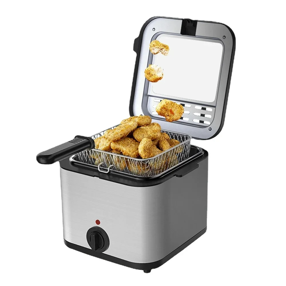 

Household/Commercial Electric Fryer 2.5L Frying Machine French Fries Maker Deep Oven Fried Chicken Grill BBQ Tool 110/220V