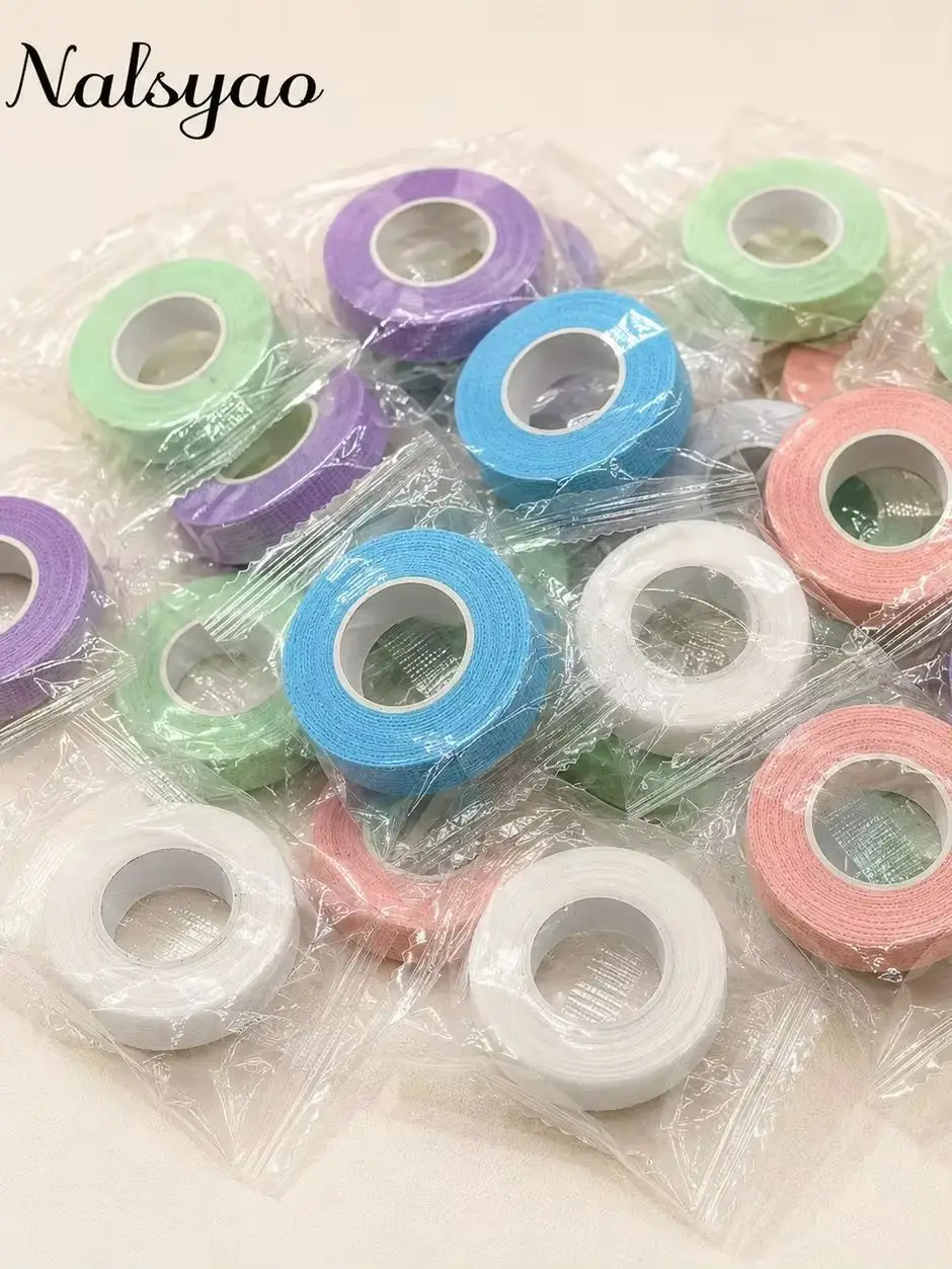 Sensitive Skin Using Wholesale Eyelash Supplies 1PC Colorful Eyelash Extension Tape Under Eye Patches Micropore Tape Lashes Tape