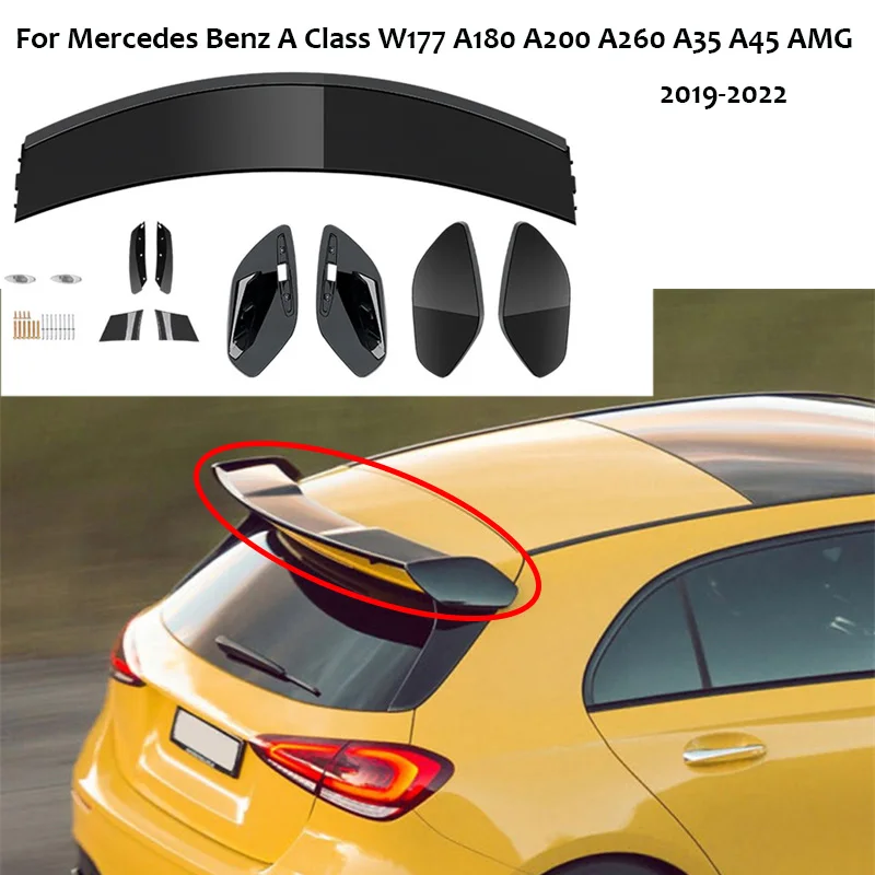 

Задние Спойлеры для багажника Mercedes Benz A Class W177 A180 A200 A260 A35 A45 AMG 2019-2022