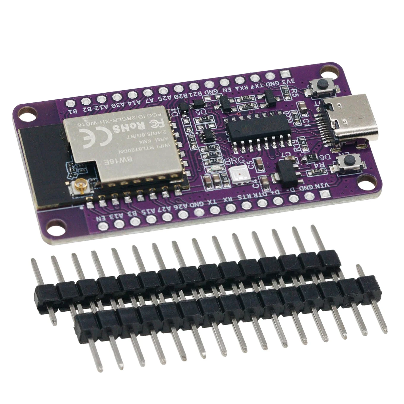 RTL8720DN dual band WiFi Bluetooth BLE module NICEMCU BW16 development board compatible Arduino view 2