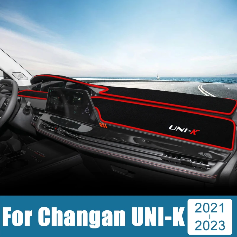 

Car Dashboard Cover Avoid Light Pad Sun Shade Anti-UV Carpets Non-Slip Case Mat Accessories For Changan UNI-K 2021 2022 2023