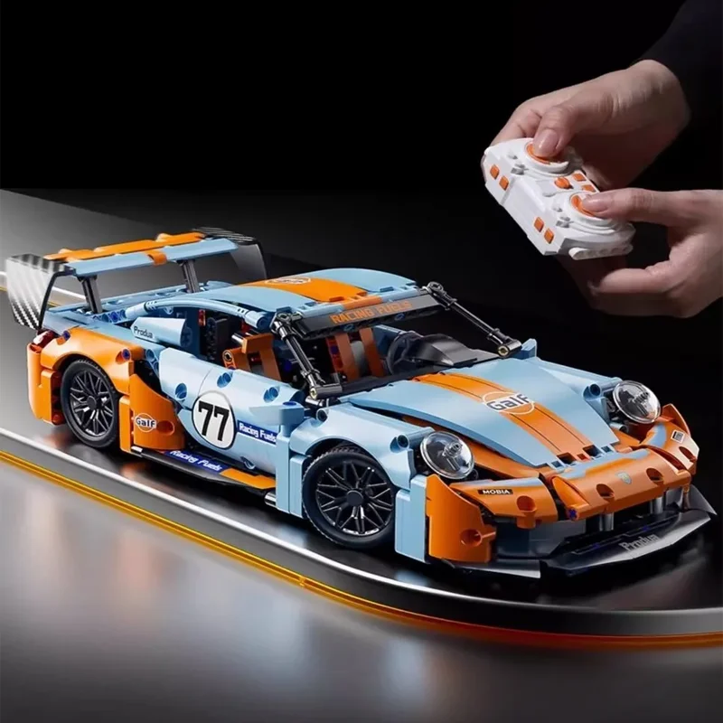 1:14 blocos de construção conjunto de carro brinquedo de construção, design modelo colecionável kit de construção de carro escala carro esportivo para crianças presentes adultos