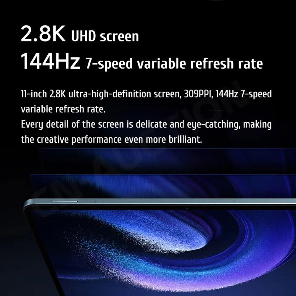 Xiaomi Mi Pad 6 PRO Global Rom Tablet Snapdragon 8+ 11 Inch 144Hz 2.8K Display 8600mAh 67W Fast Charger Android 13 MIUI 14 2023