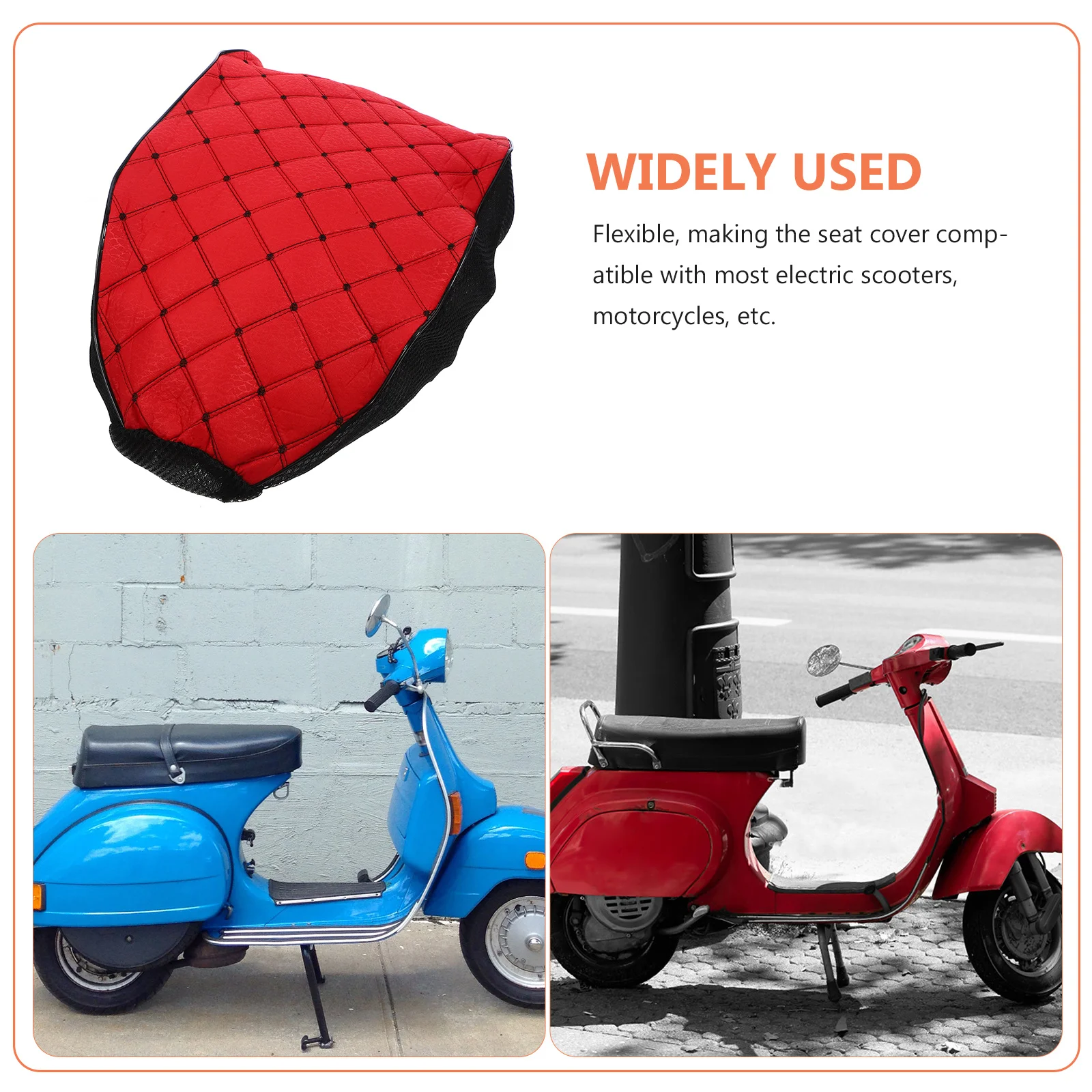 

Чехол на сиденье мотоцикла, дышащая льняная сетка, прочный противоскользящий чехол для подушки, защитный чехол для езды на скутере, аксессуар для мотоцикла