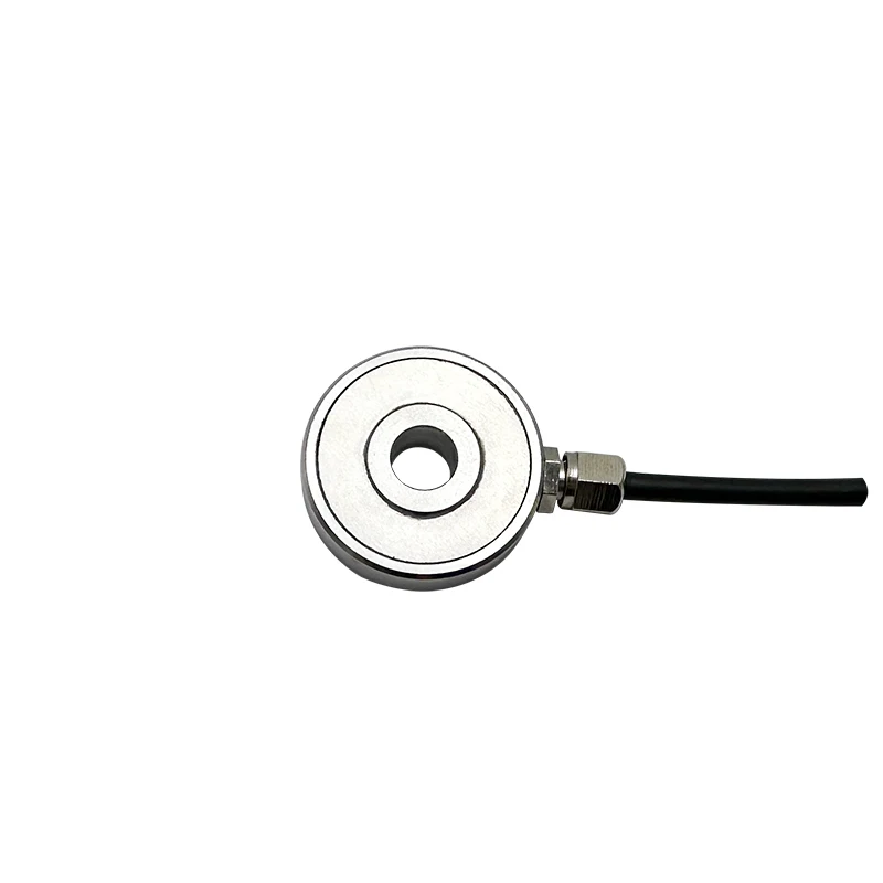 Micro Donut Washer Load Cell Sensor Ring Shaped Force Sensor For Dynamic Mechanical Test