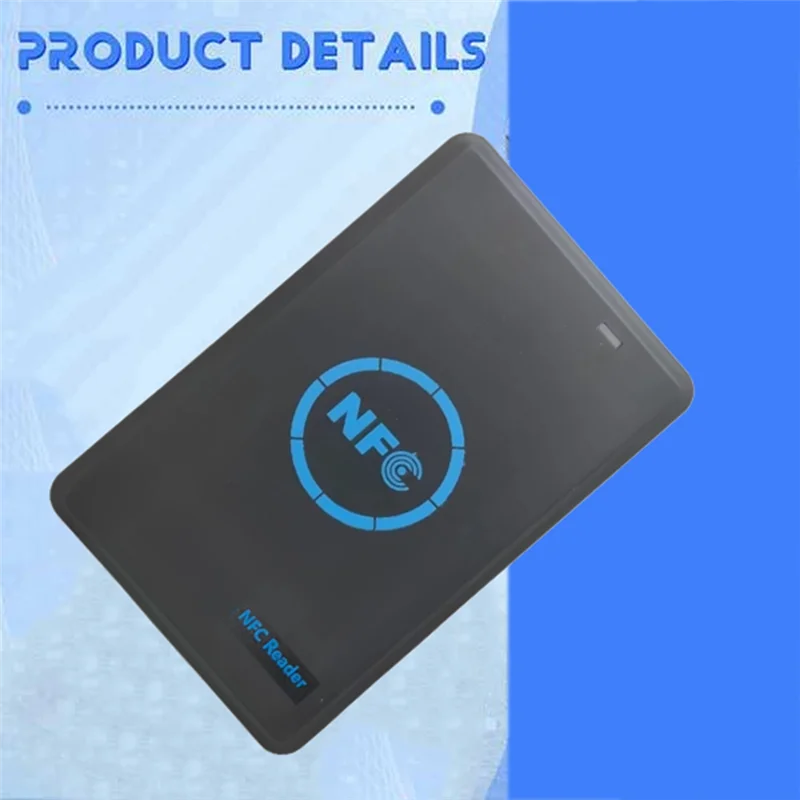 

FFYY-5-Band NFC Smart Chip Reader/Writer+4Xcuid Keychain 125K 13.56M Copier HID Duplicator Tag Clone ID IC Keychain Key Copy