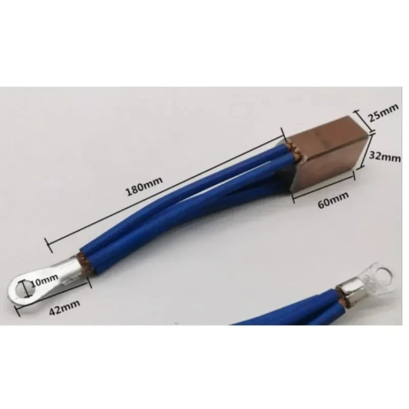 54mm Hole Distance Brass Copper Carbon Brush Ground Wire Cable Automatic Welding Positioner Turntable Table Tube Welder