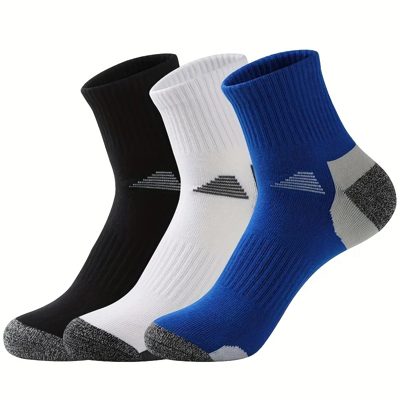 10 Pairs Of Socks, Men's Midsole, Sweat Wicking, Breathable, Sports Running Socks, Sports Basketball Socks