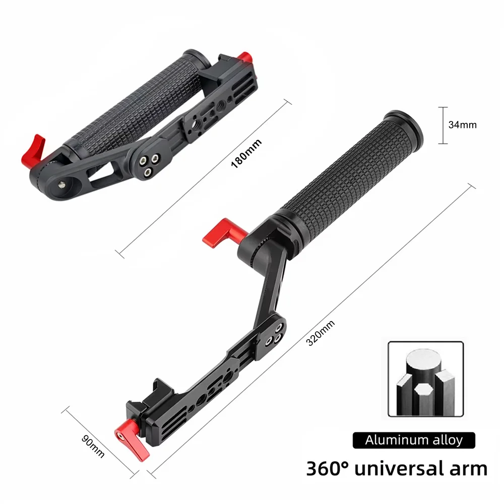 Regulowany uchwyt do stabilizatora DJI Ronin RS5, RS4, RS4 Mini, RS4 Pro, RS3 Mini, RS 3, RS 3 Pro, RS 2. — zdjęcie produktu 3