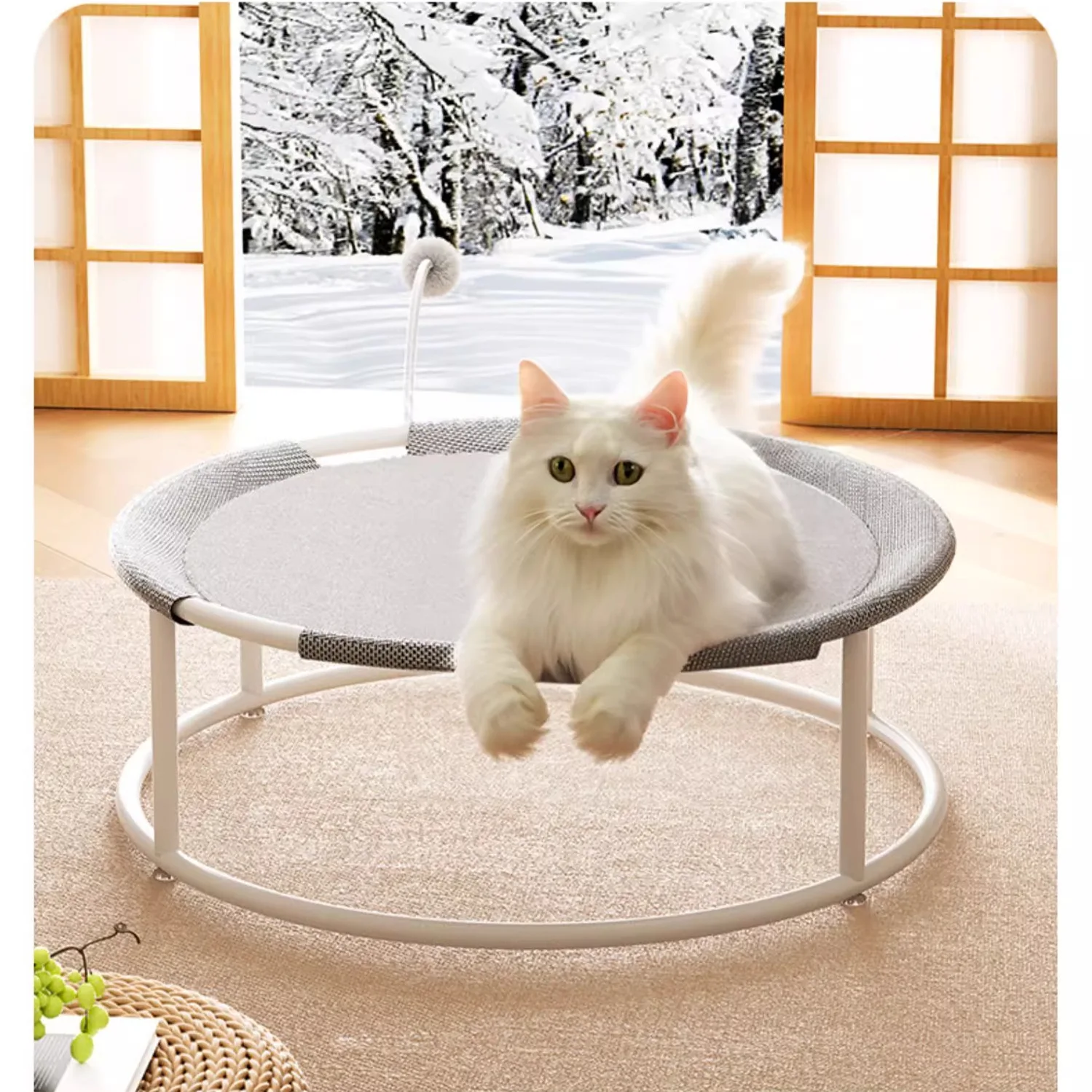 Cat Dog Bed Pet Hammock Cat Standing Bed Pet Supplies Full Wash Stable Structure, Detachable, Excellent Breathability