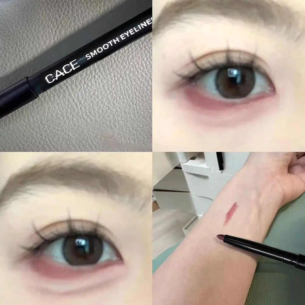Wijnrood Bruin Eyeliner Gelpotlood Waterdicht Langdurig Gemakkelijk Matte Make-up Cosmetica Bruin Oog Ogen Dragen Liner Pen Ultra-X9Q6