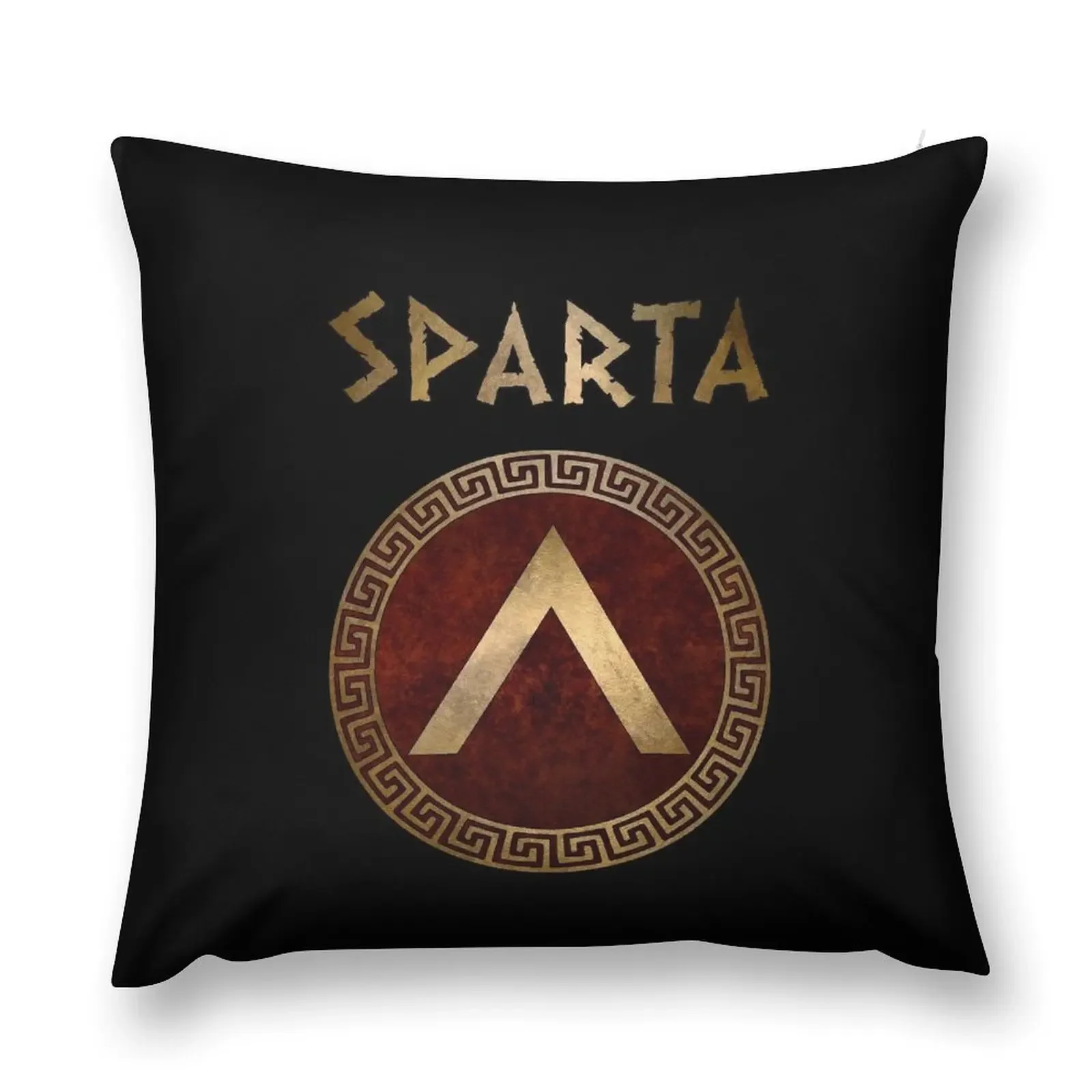 Spartan Shield Lacedaemonian Lambda Ancient Symbol of Sparta Throw Pillow Luxury Pillow Case pillow