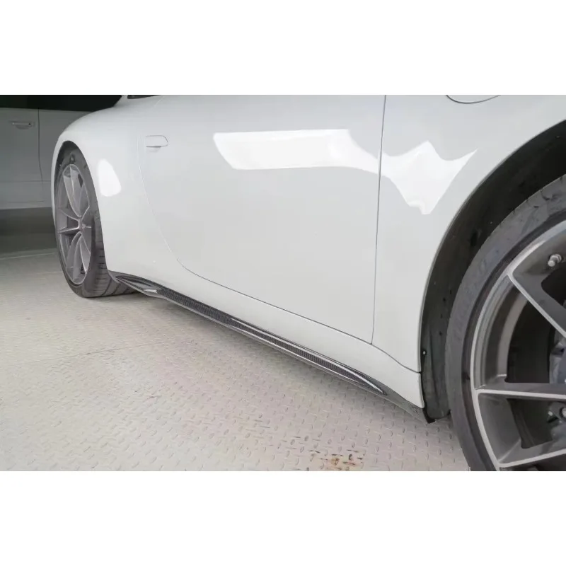 New 2019-2023 for 911 992  SD Convertible Carbon Fiber Side Skirts Self-Adhesive Universal Fitment 1 Year Warranty