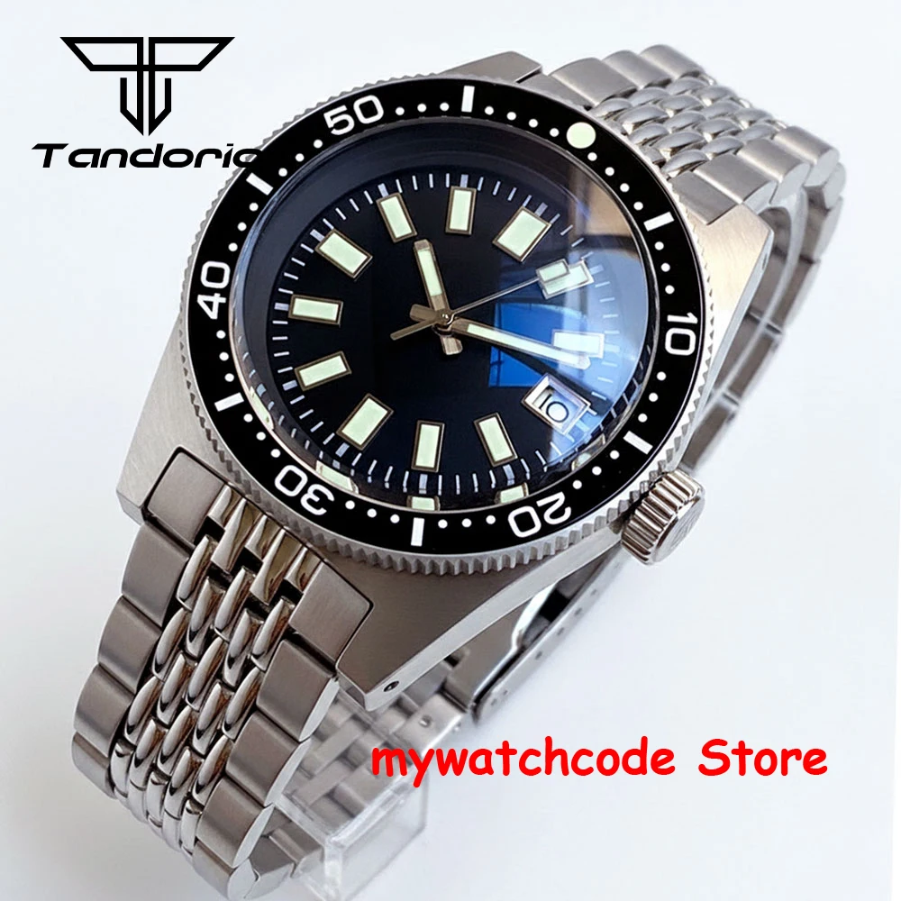 New 62mas Style Waterproof Mechancial Automatic Watch for Men Miyota8215/PT5000 Movement AR Domed Sapphire Glass Sports Steel