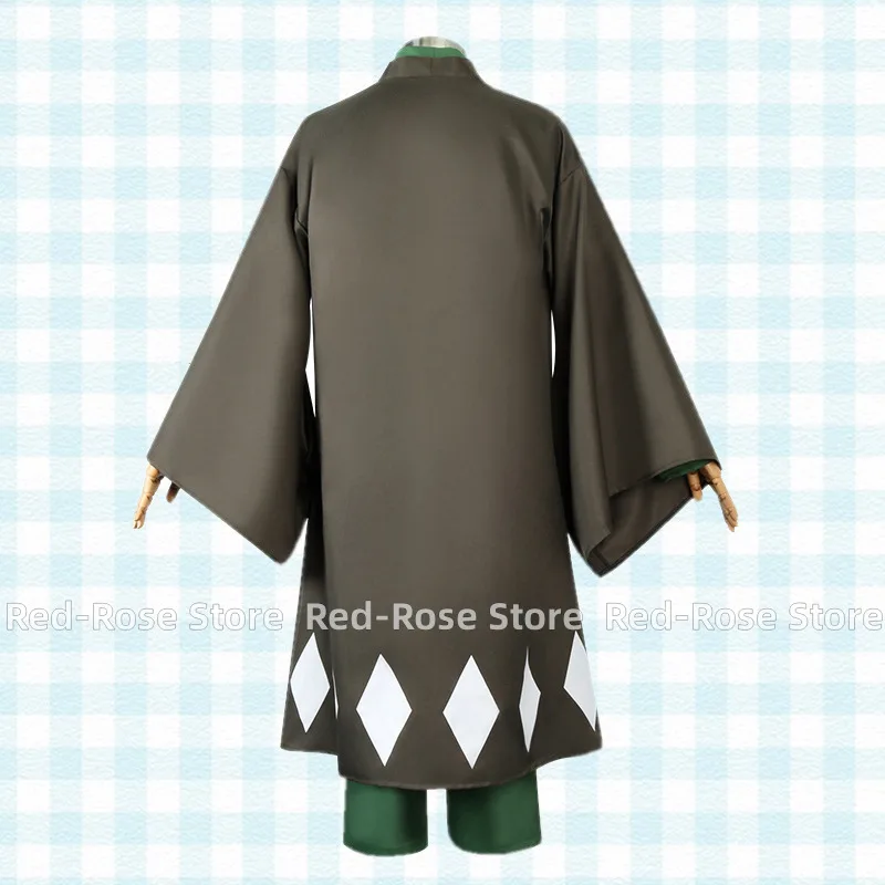 Anime Kisuke Urahara kostiumy Cosplay mundury Cosplay BLEA-CH Halloween Kimono mężczyźni kobiety peruka strój peleryna topy spodnie kapelusz