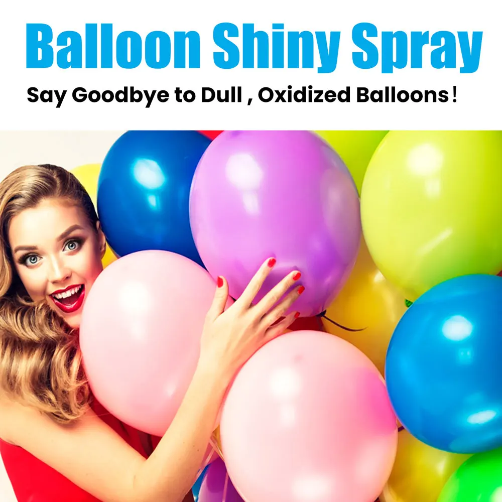 Balloon Shiny Spray Anti Fading Oxidation Polish Restore Ballon Gloss Enhance Party Atmosphere Birthday Wedding Decorations Tool