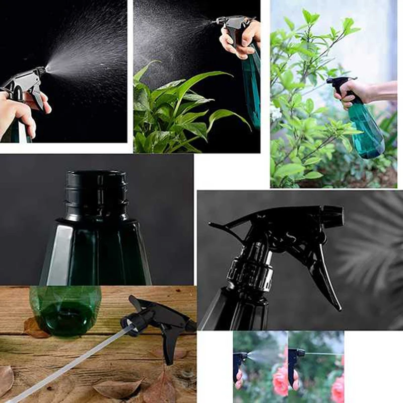 Garrafas de spray de água para limpeza de garrafas de spray de água garrafas vazias pulverizador de gatilho para jardinagem refrescar ar, 500ml