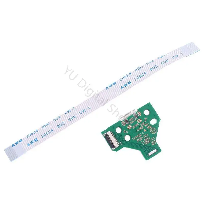 96BA USB-Ladeanschluss-Buchsenplatine mit 12-poligem Kabel für JDS-011-Controller – Detail 8