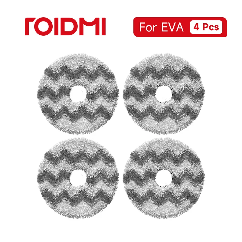 Accessories for ROIDMI EVA Vacuum Cleaner, Dust Bag, Main Brush, Side Brush, HEPA Filter Element, Mop.