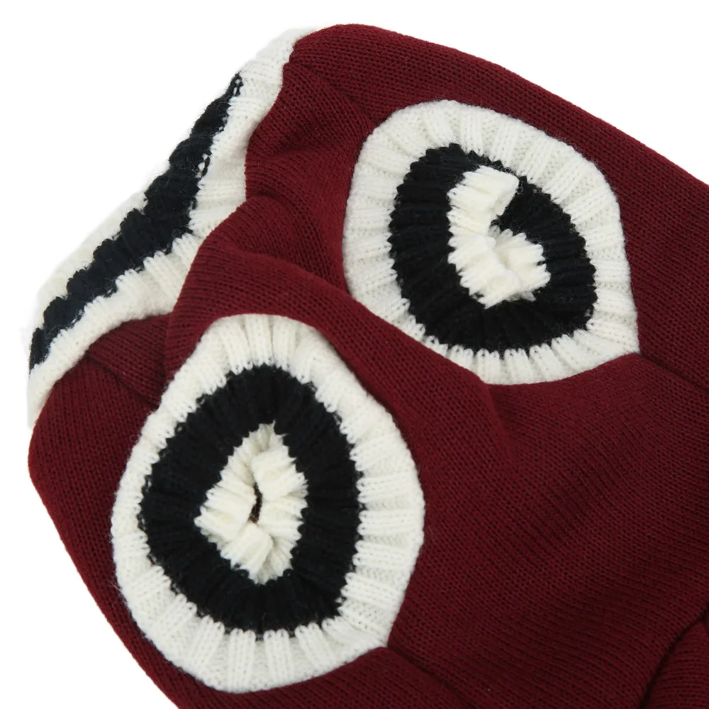 Red Pet Knitwear Three Dimensional Tailoring Thick Fabric Pet Sweater Knitting And Flocking Material V-Neck Dog Knitted Vest Dog
