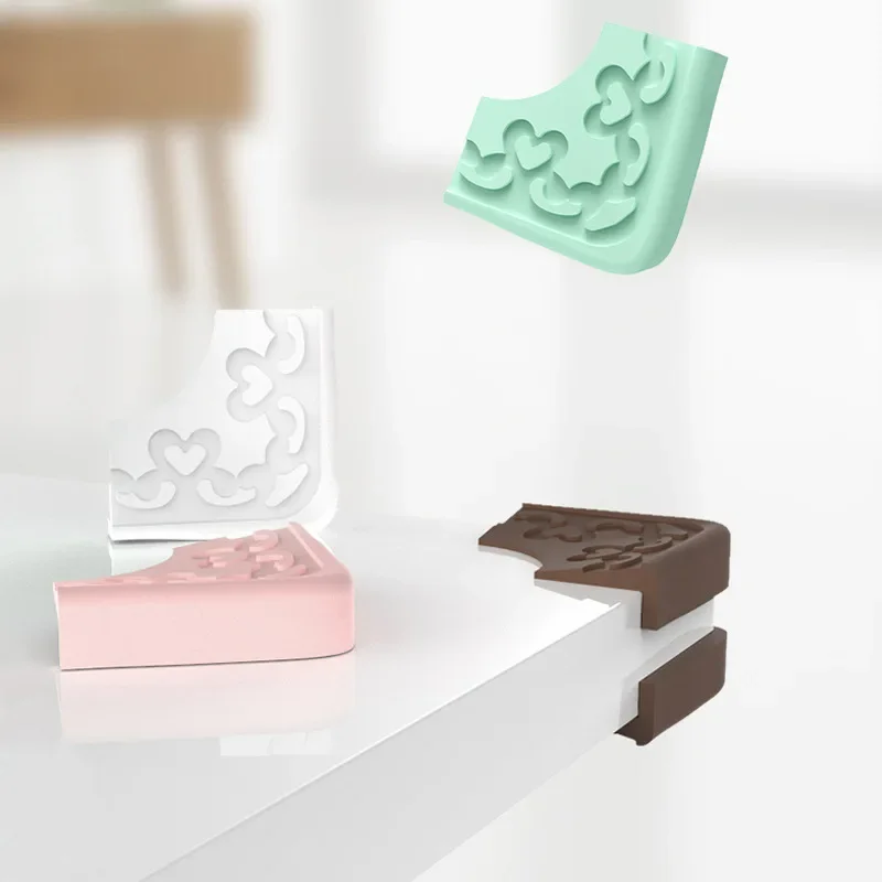 

Chinese Style Solid Right Angle Table Corner Protector Silicone Protection From Children Safety for Baby Child Protective Pads