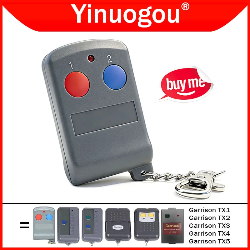 

Garrison TX1 TX2 TX3 TX4 TX5 Garage Door Remote Control 300-400MHz Dip Switch for LK-102R2 LK-102RC LK-102RM Receiver Opener