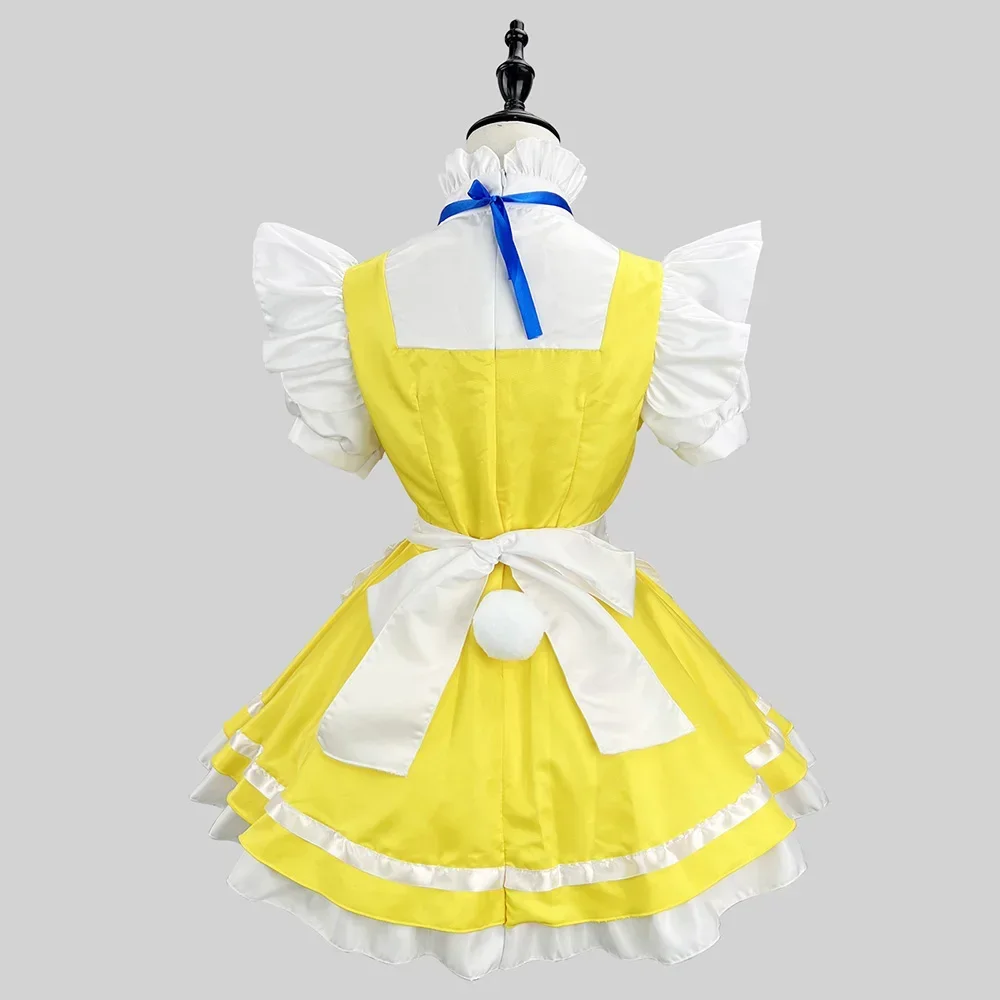 Abito da cameriera anime giapponese Costume da cameriera Lolita carino