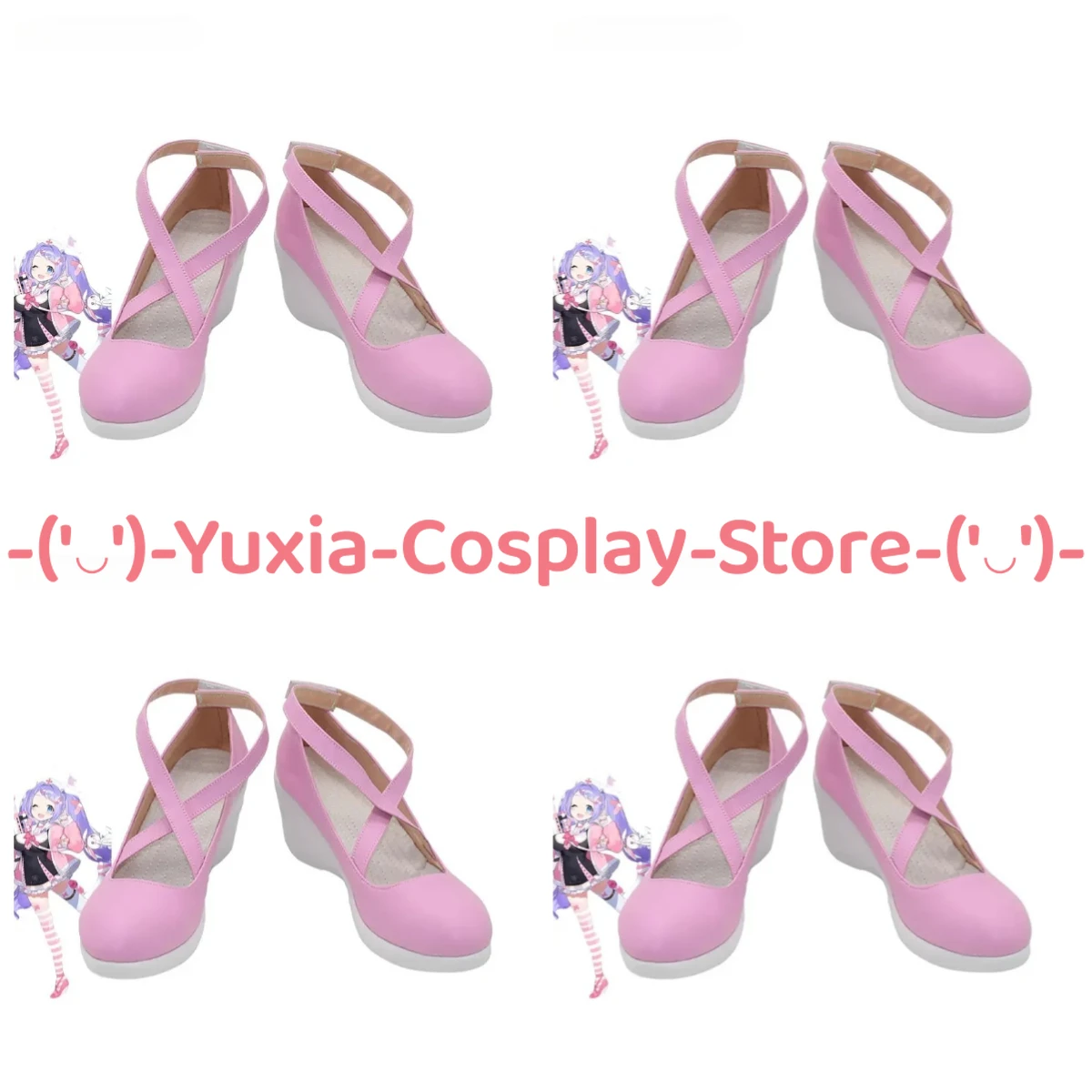 

Юксиакосплей! Синий архив Asagao Hanae, обувь для косплея, реквизит для игрового персонажа, ботинки из искусственной кожи, карнавальный костюм на Хэллоуин