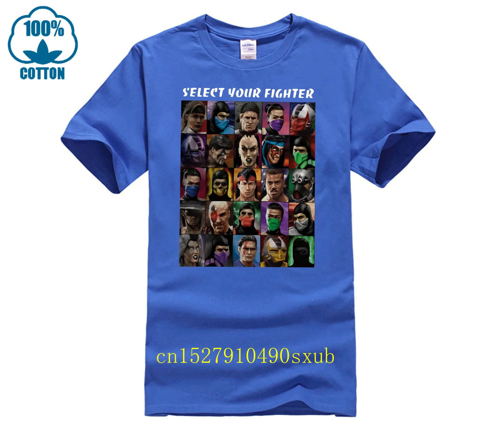 Hot man t-shirt Mortal Kombat select your fighter shirt woman shirt